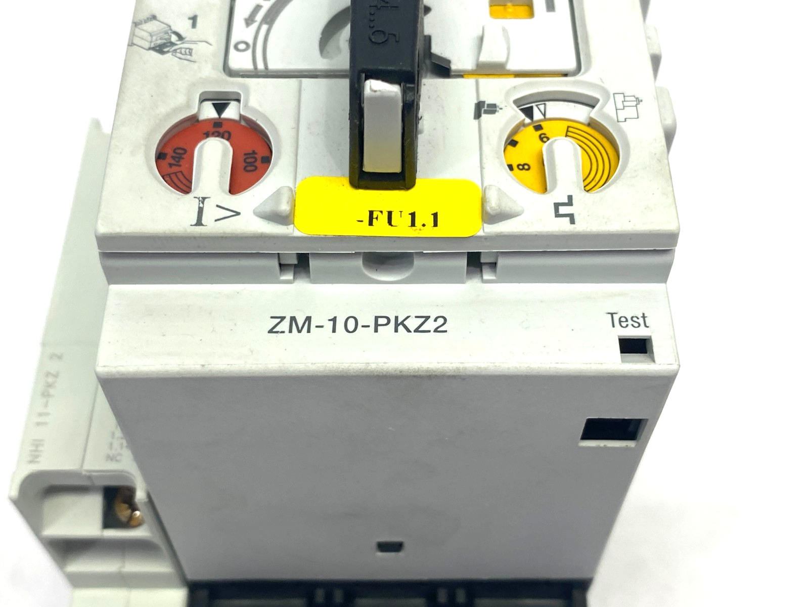PKZ 2,ZM-10-PKZ2 | Moeller PKZ 2, ZM-10-PKZ2, NHI 11-PKZ 2 Motor Protection Breaker Assembly - Used - Maverick Industrial Sales