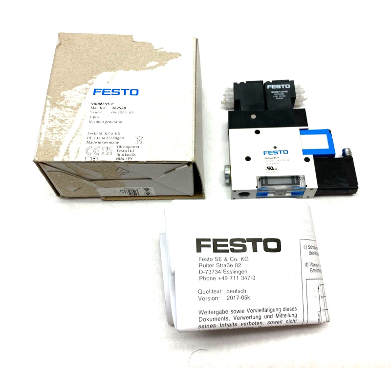 Festo VADMI-95-P Vacuum Generator 162528 - Maverick Industrial Sales