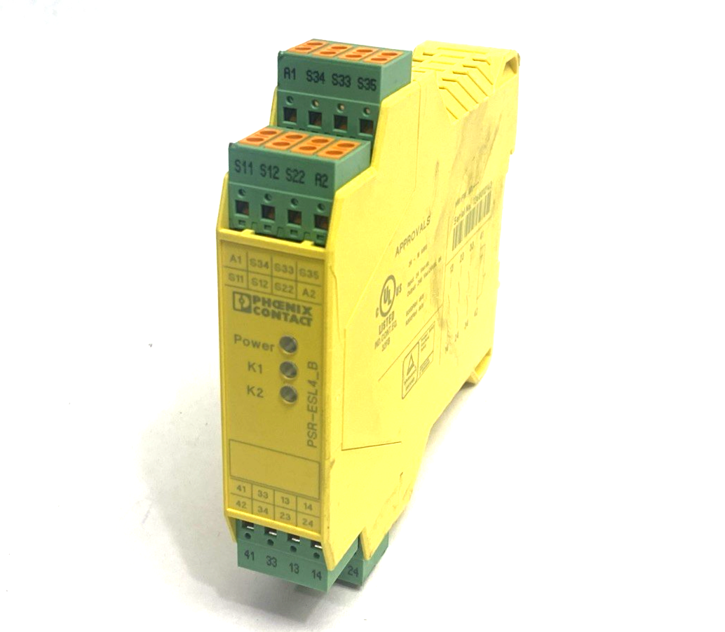 Phoenix Contact PSR-SPP-24UC/ESL4/3X1/1X2/B Safety Relay 2981062 - Maverick Industrial Sales