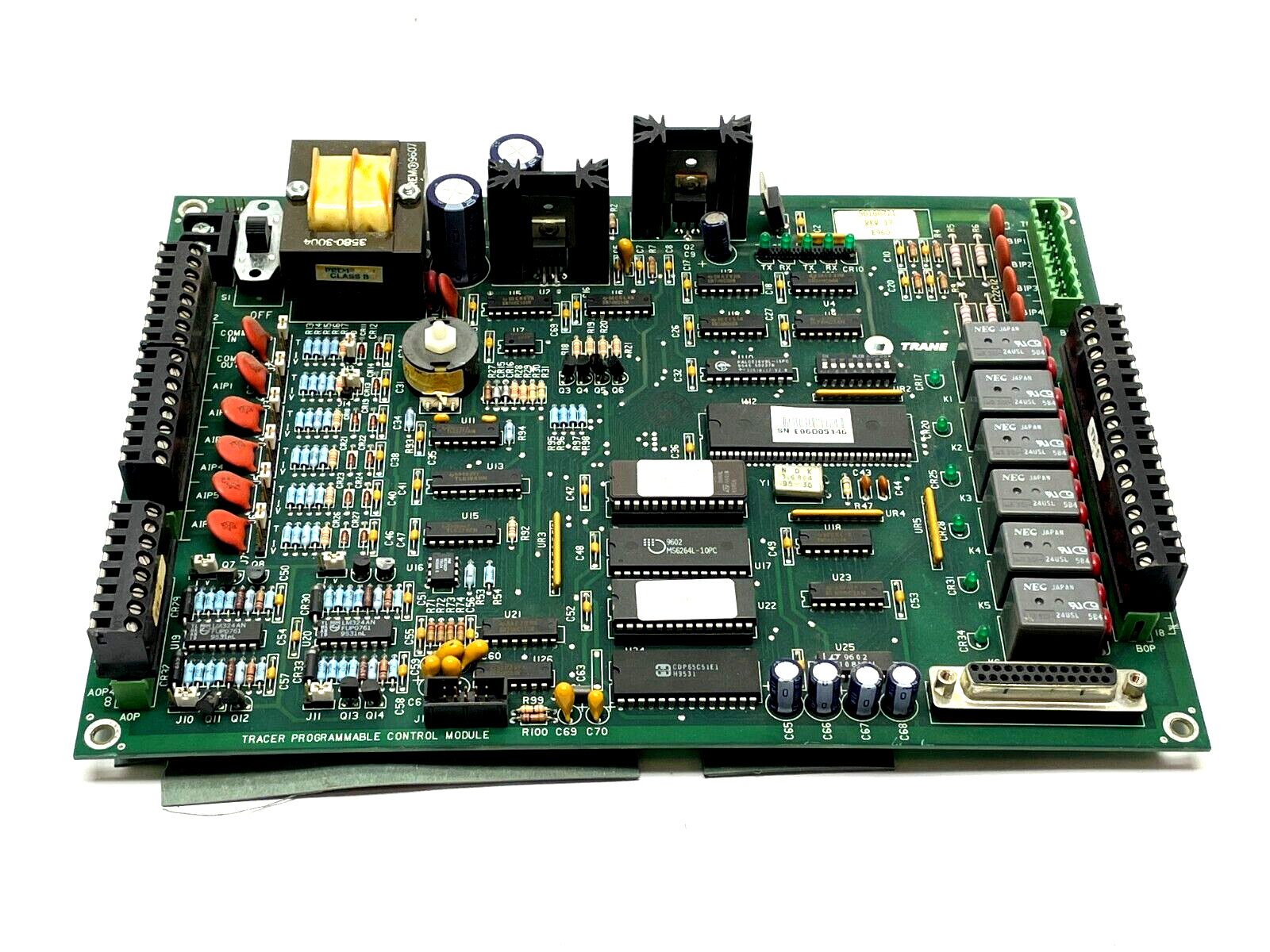 Trane 50100721 REV. 17 Tracer Programmable Control Module R100 C69 C70 - Maverick Industrial Sales