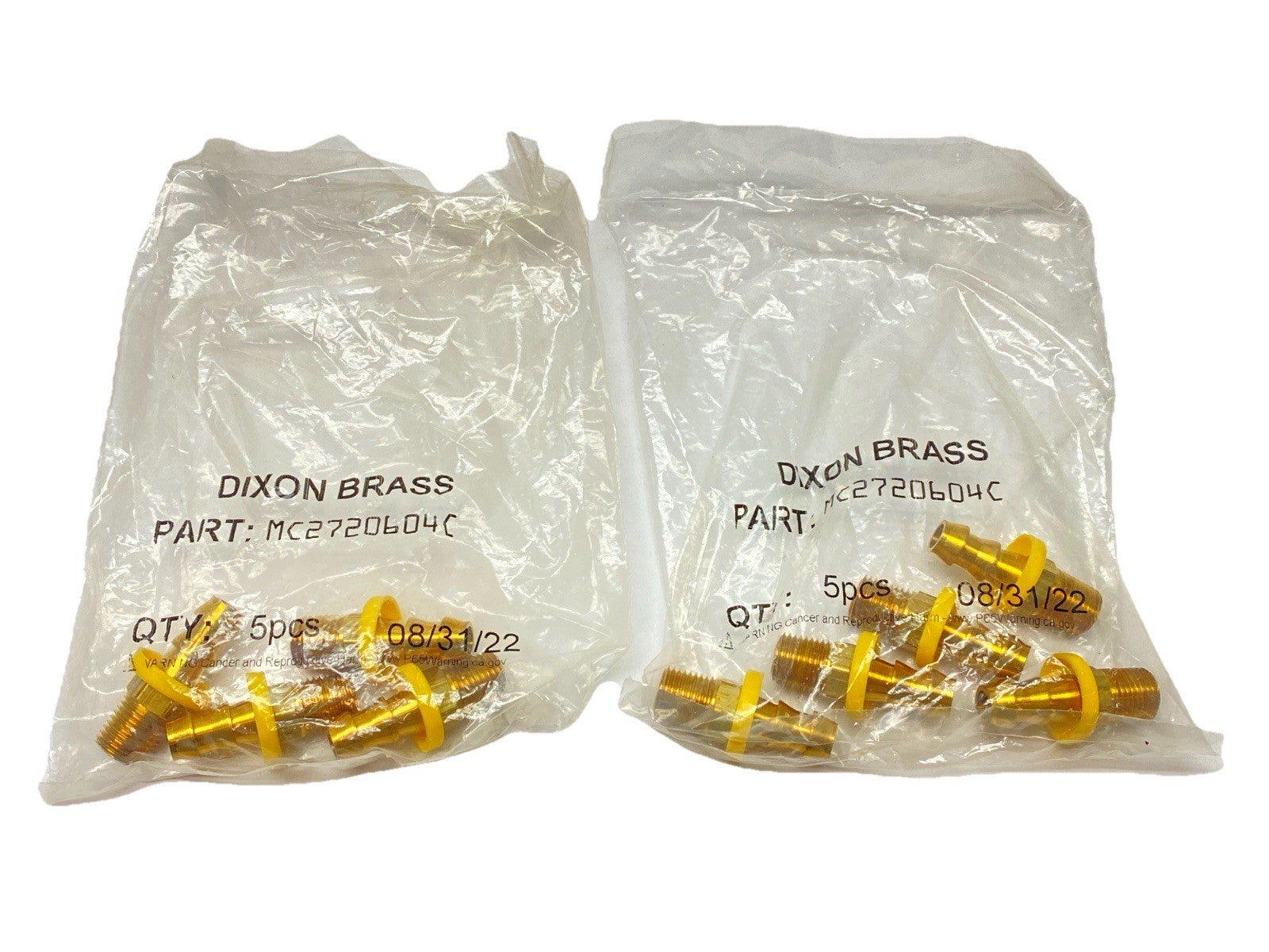 2720604C | Dixon Push-On Hose Barb Adapter 1/4" NPT x 3/8" Hose ID LOT OF 9 - New - Maverick Industrial Sales