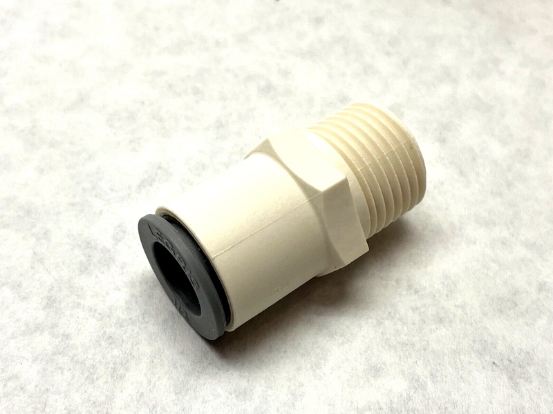 Legris Liquifit 6505 62 22WP2 Male Connector NPTF Thread Tube 1/2 - 1/2 PKG OF 6 - Maverick Industrial Sales