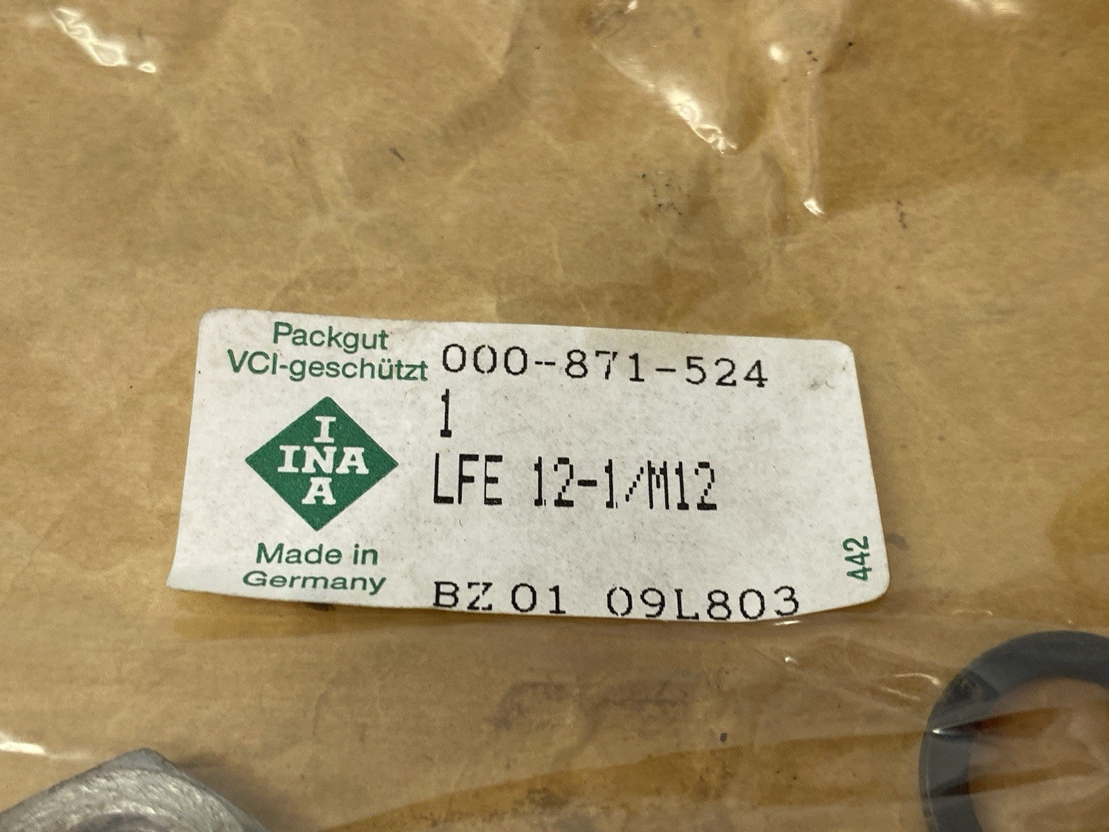 INA LFE 12-1/M12 Stud Type Journal Track Roller NO BOX - Maverick Industrial Sales