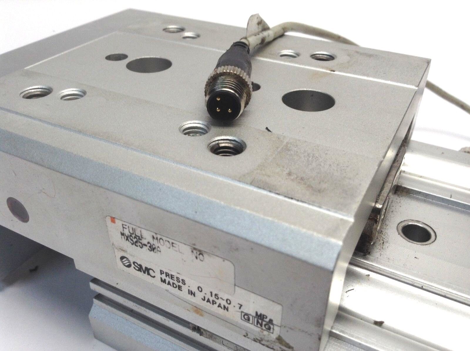 SMC MXS25-30A Compact Pneumatic Cylinder Slide Table With Switch - Maverick Industrial Sales