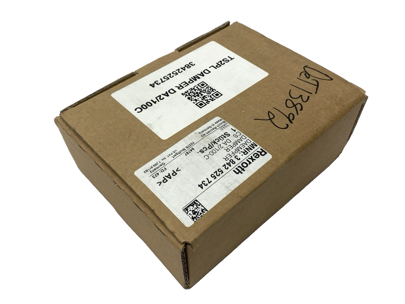 Rexroth DA 2/100-C Pneumatic Damper 3842525734 - Maverick Industrial Sales