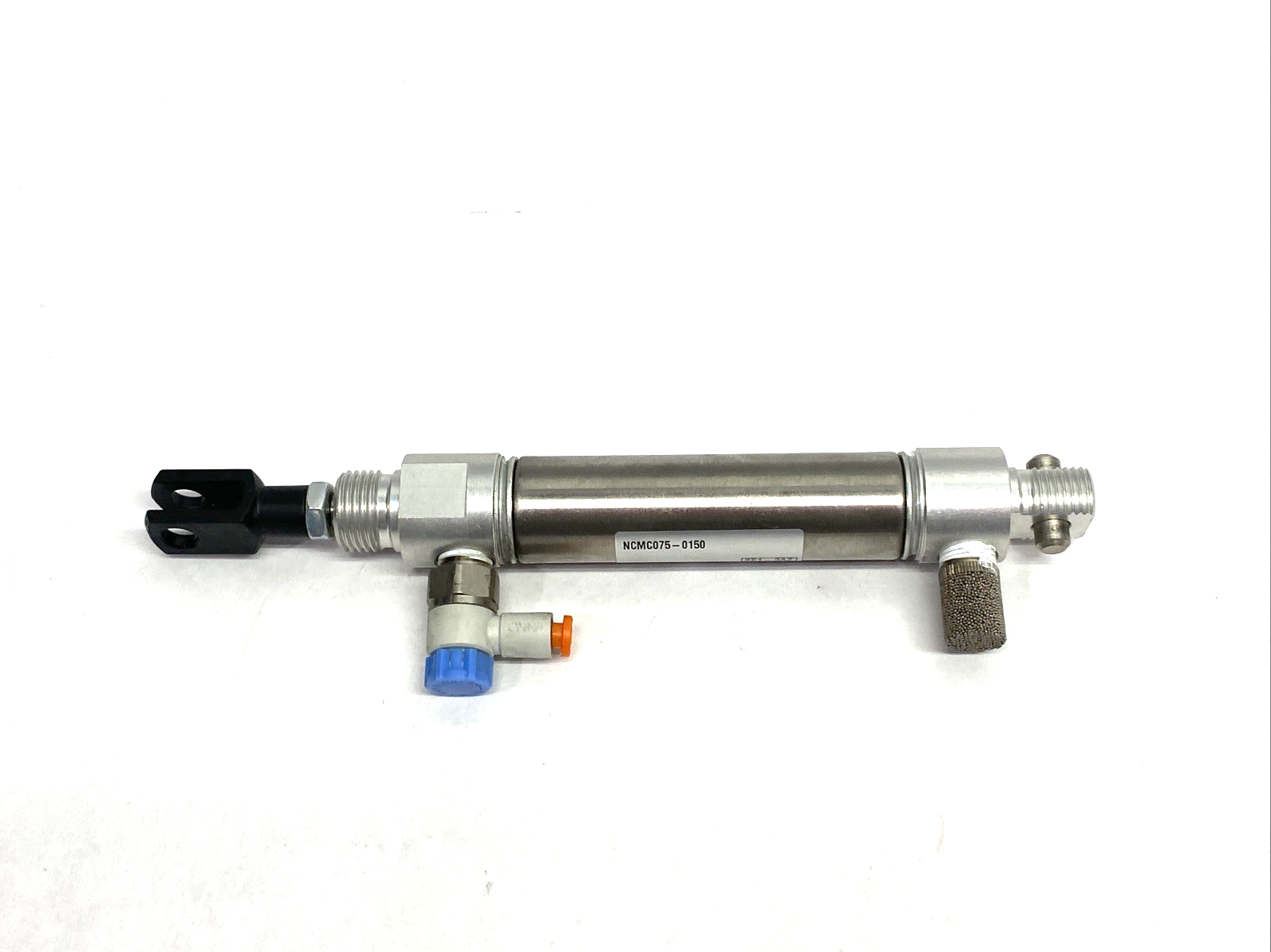 NCMC075-0150 | SMC Round Body Air Cylinder 0.75" Bore, 1.5" Stroke - Used - Maverick Industrial Sales