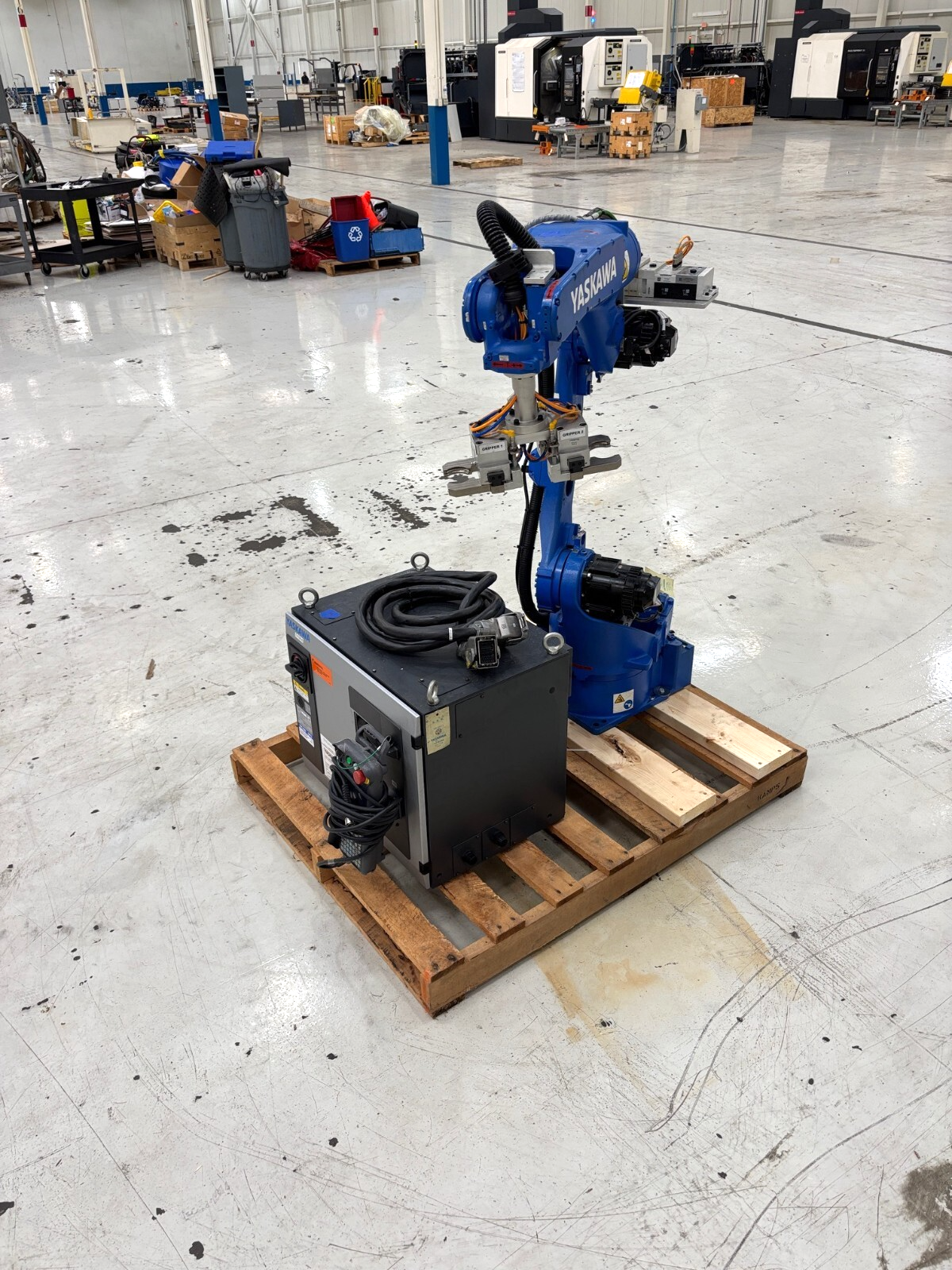 Yaskawa YR-1-06VXH12-A00 Robot System, YRC1000/GP12 Controller ERAR-1000, 2017 - Maverick Industrial Sales