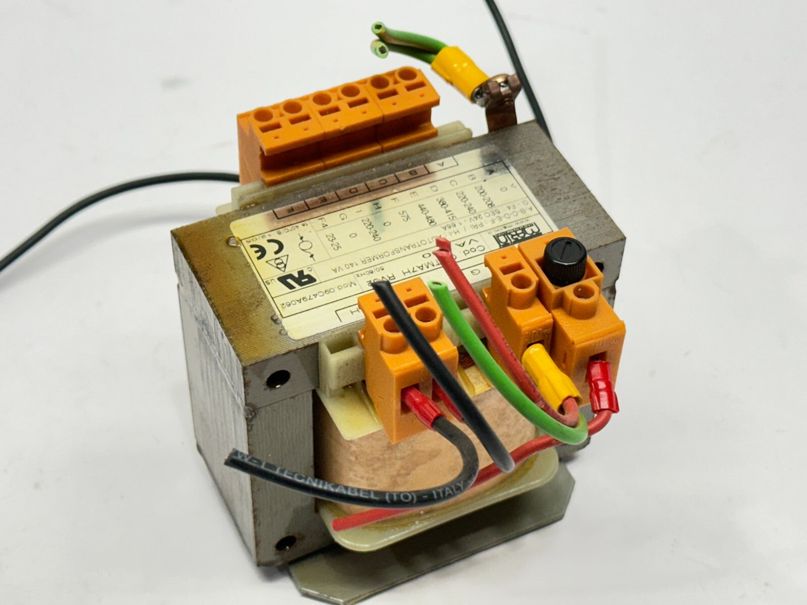 Marini CATMA7H RV02 Autotransformer 140VA SEC 1.66A 24V 09C479A062 - Maverick Industrial Sales