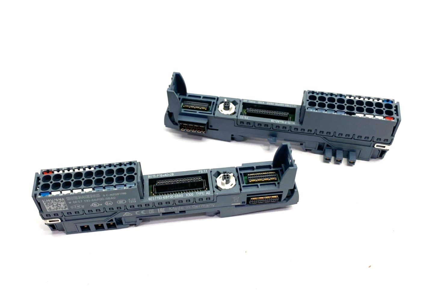 Siemens 6ES7193-6BP00-0BA0 SIMATIC ET 200SP BaseUnit BU15-P16+A0+2B, BU LOT 2 - Used - Maverick Industrial Sales