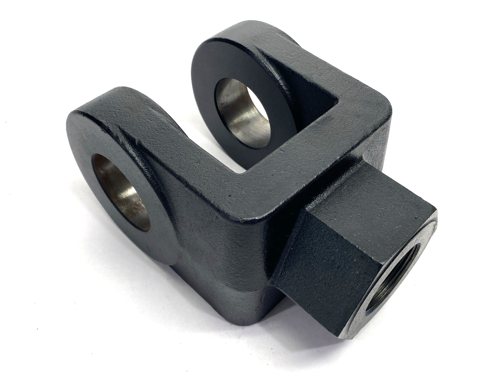Parker 0509470000 Cylinder Rod Clevis 2" Pivot Pin Hole 1-3/4" Thread Size 12TPI - Maverick Industrial Sales