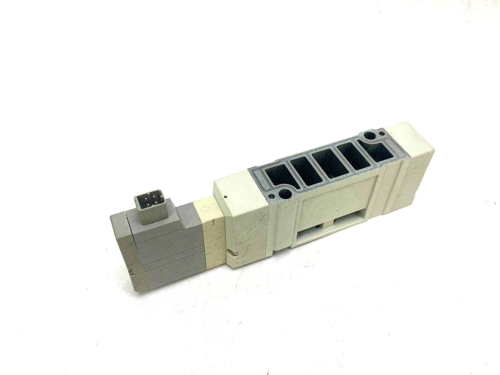 SMC SV3100-5FU 5-Port 2-Position Single Solenoid Valve, 24VDC, 0.15-0.7MPa - Maverick Industrial Sales