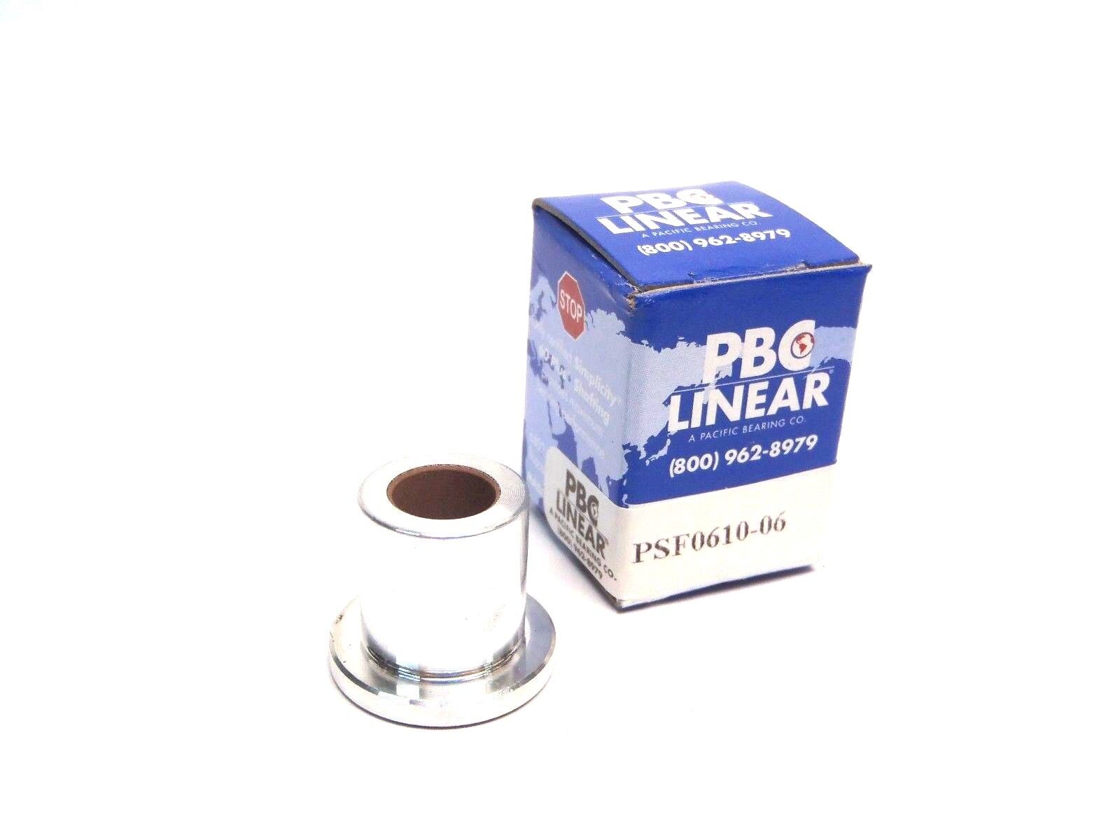 PBC Linear PSF0610-06 Linear Sleeve Flange Mount Bearing ID 3/8" - Maverick Industrial Sales