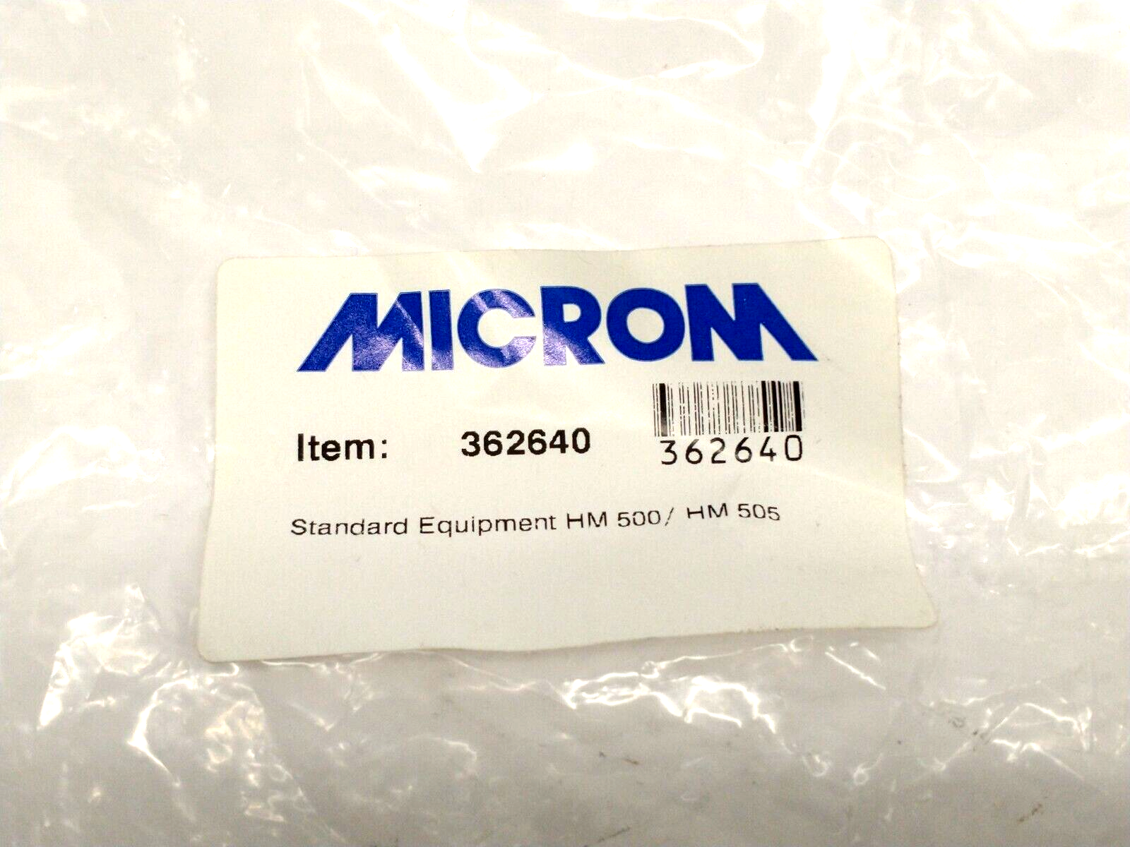 Microm 362640 For Model HM 500 & HM 505 Cryostat - Maverick Industrial Sales