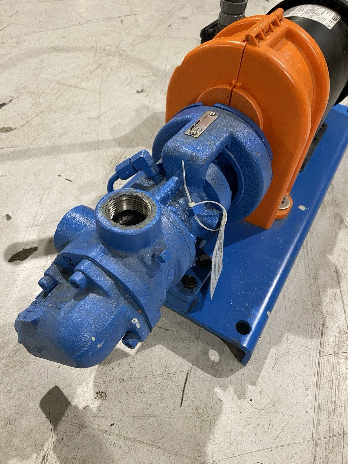 G4124A | Viking Rotary Gear Pump with WEG 00118ET3E143T-S 230/460V 3PH 8 GPM - Used - Maverick Industrial Sales