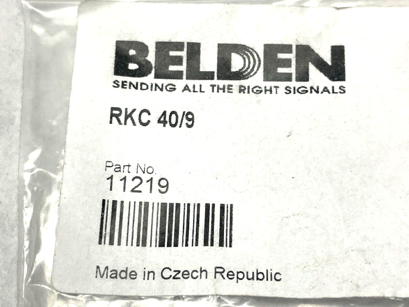 Belden RKC 40/9 Female Power Field Attachable Connector 4-pin 7/8" - Maverick Industrial Sales