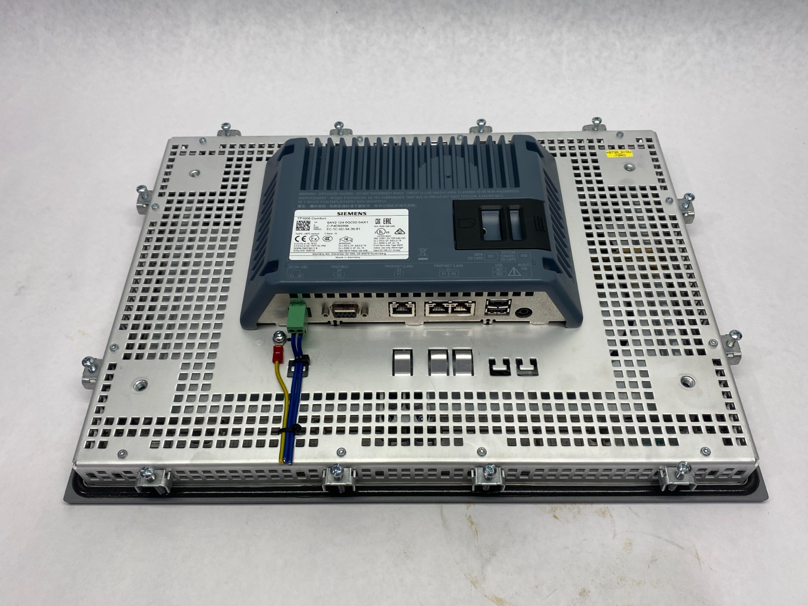 6AV2 124-0QC02-0AX1, 6AV2124-0QC02-0AX1 | Siemens 6AV2124-0QC02-0AX1 TP1500 Comfort Touch Display Panel HMI 331mm x 207mm - Used - Maverick Industrial Sales