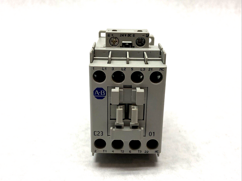 Allen Bradley 100-C23EJ01 Ser. C Contactor 1 N.C. 3-Pole 24VDC - Maverick Industrial Sales