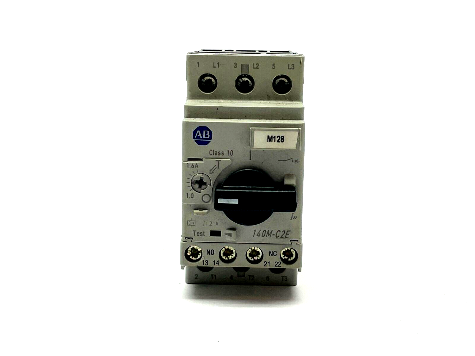140M-C2E-B16 | Allen Bradley Ser. C Motor Starter w/ 140M-C-AFA11 Aux Contact - Used - Maverick Industrial Sales