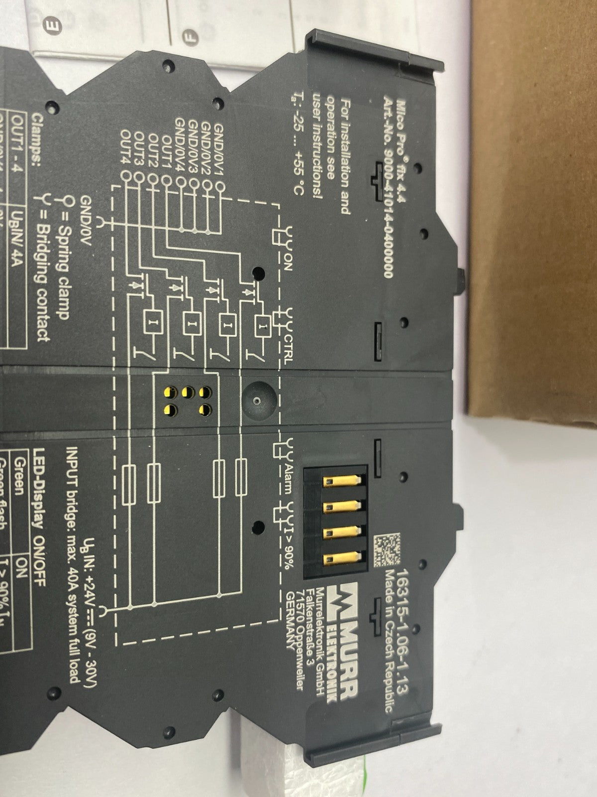 Murrelektronik 9000-41014-0400000 Mico Pro Electronic Circuit Protector 4-Chan - Maverick Industrial Sales