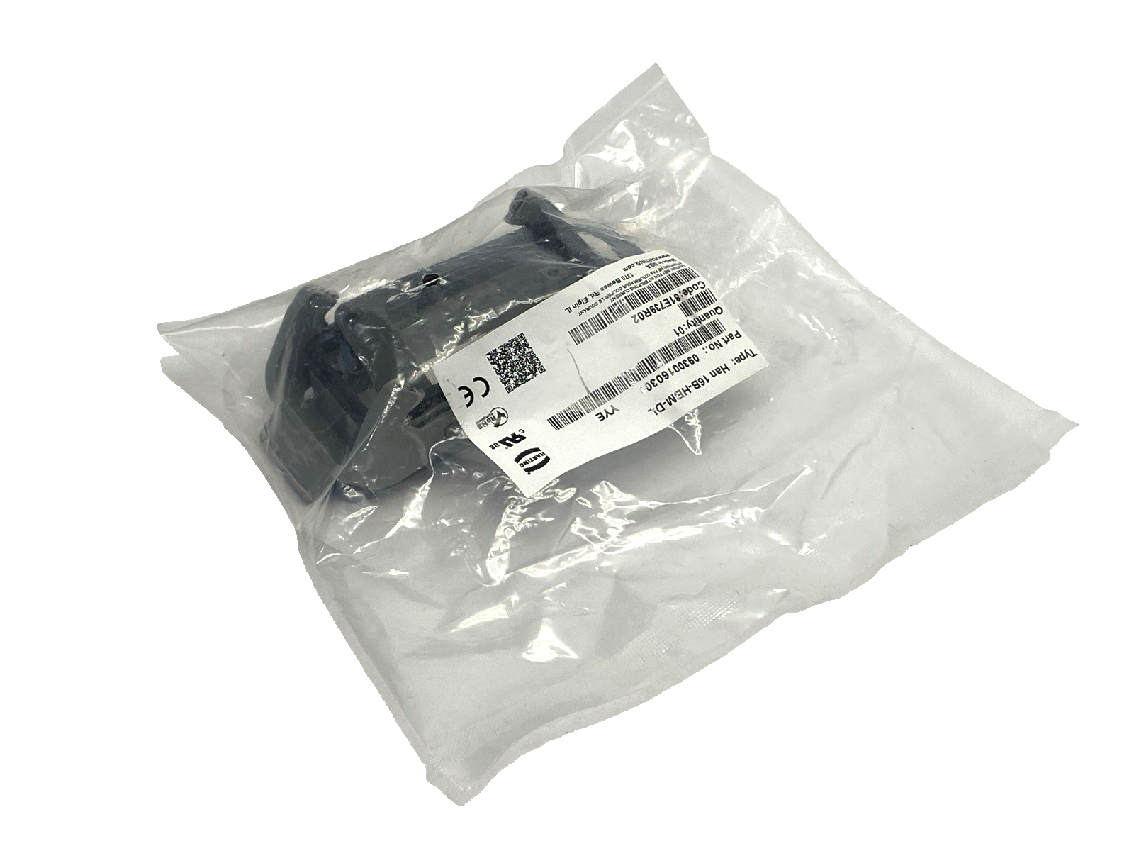 Harting 0900160301 Base Panel Bulkhead Mounted Housing Latching Han 16B-HBM-DL - Maverick Industrial Sales