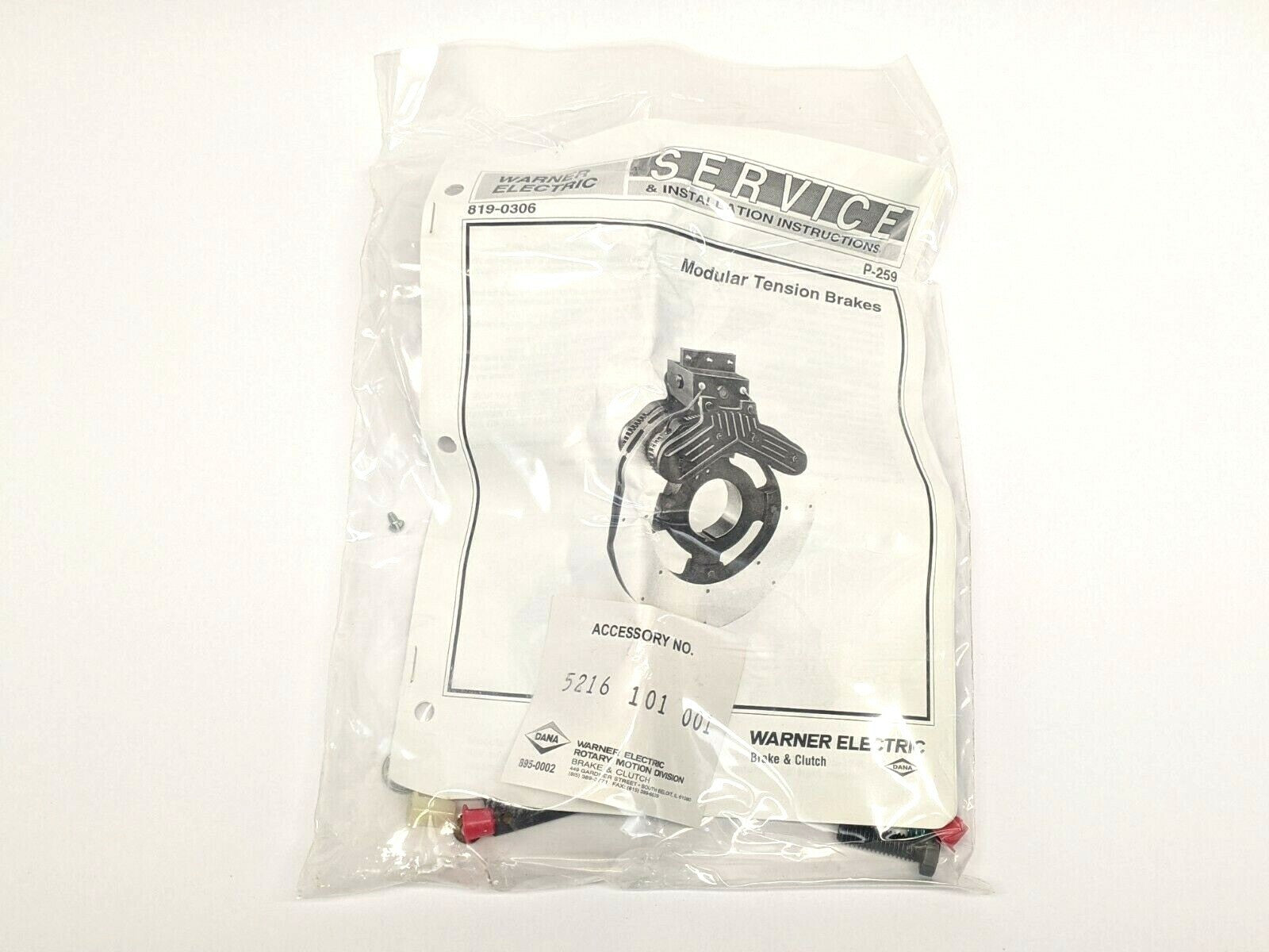 Warner Electric 5216-101-020 Tension Brake Universal Mounting Bracket Kit - Maverick Industrial Sales