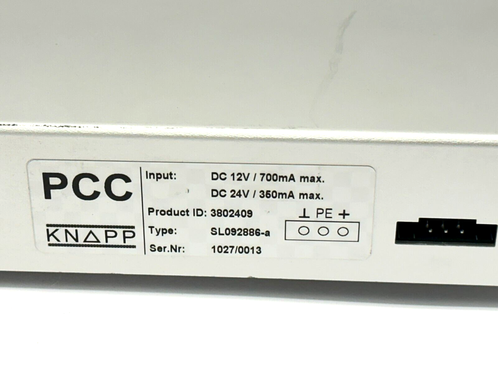 Knapp 3802409 PCC Control Unit SL092886-a - Maverick Industrial Sales