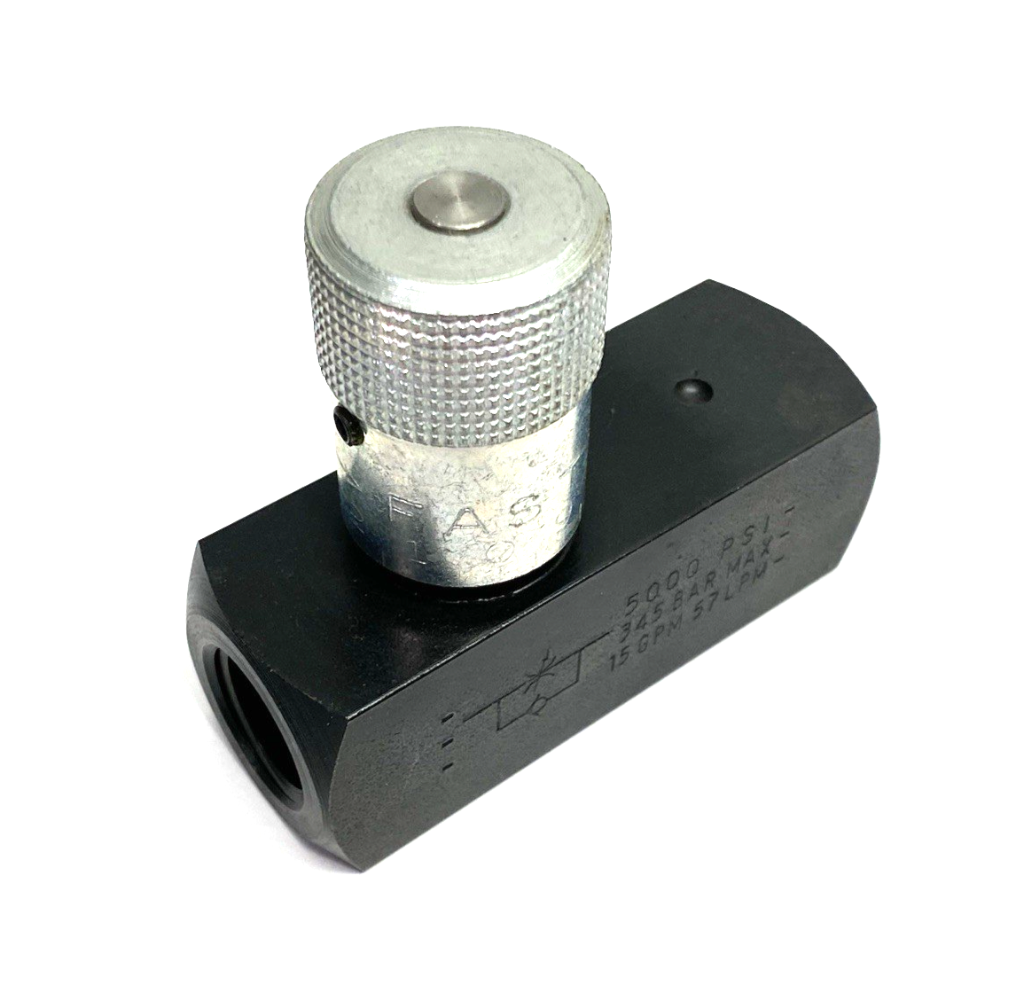 | Parker F800S-V Colorflow In-Line Flow Control Valve, 1/2" NPTF Connection - New – Open box - Maverick Industrial Sales