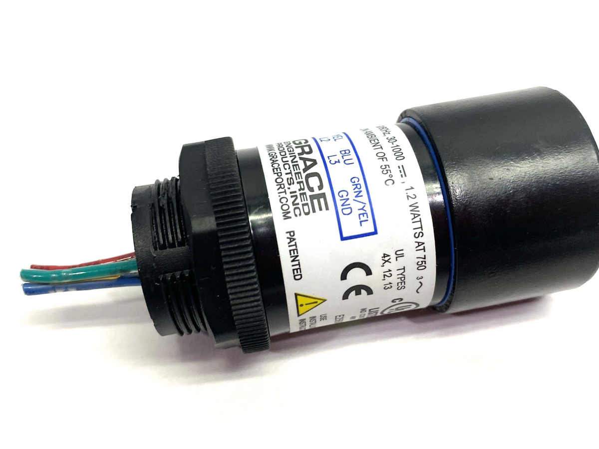 Grace Technologies R-3W SafeSide Through-Hole Voltage Indicator LEAD WIRES CUT - Maverick Industrial Sales