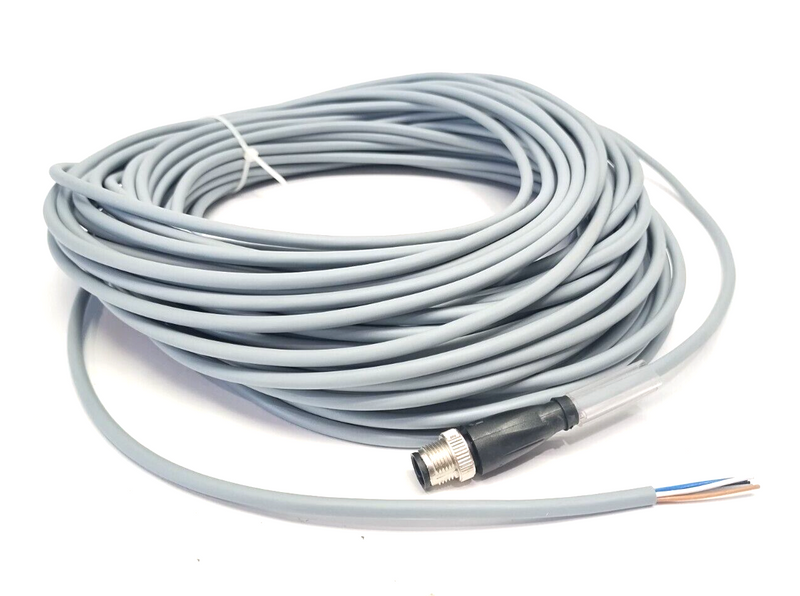 Pepperl+Fuchs V15S-G-25M-PUR Cordset M12 Male 5-Pin To Leads 25m 240771-100029 - Maverick Industrial Sales