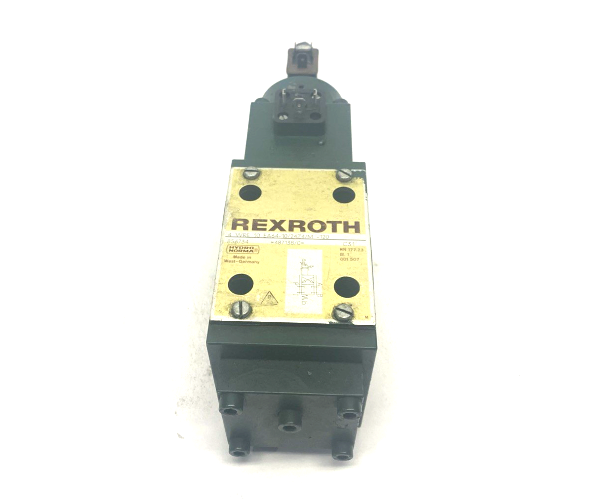 Rexroth Hydronorma 4 WRE 10 EA64-10/24Z4/M-120 Valve - Maverick Industrial Sales