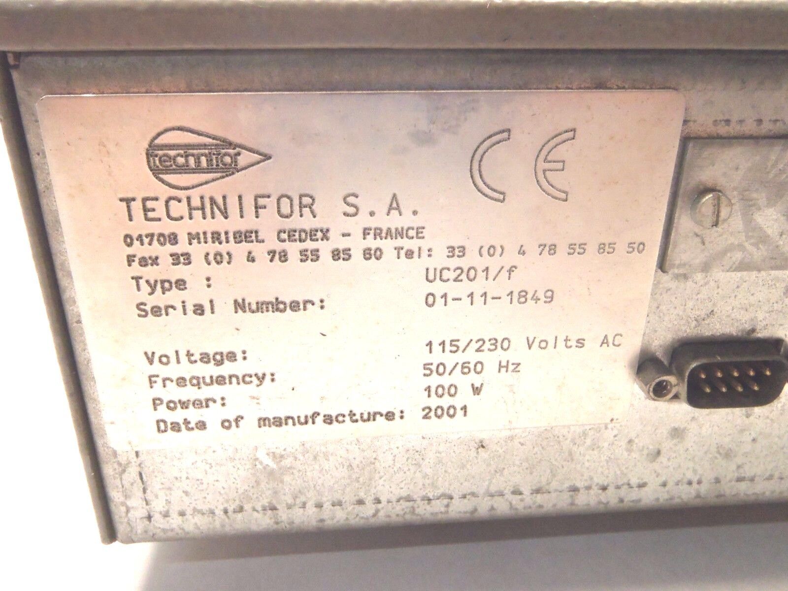 Technifor UC201/F Marking Head Controller - Maverick Industrial Sales