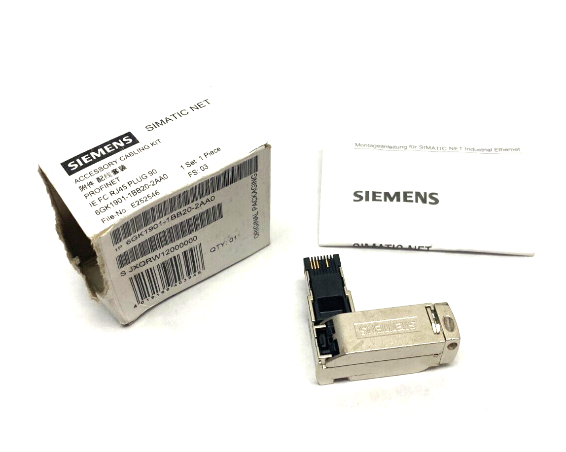 6GK1901-1BB20-2AA0 | Siemens SIMATIC NET Ethernet FastConnect Cabling Plug Kit - New – Open box - Maverick Industrial Sales