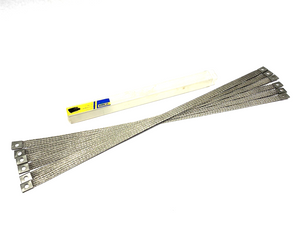 554286 | Erico  nVent ERIFLEX Braided Grounding Strap Stainless Steel PKG OF 6 - New – Open box