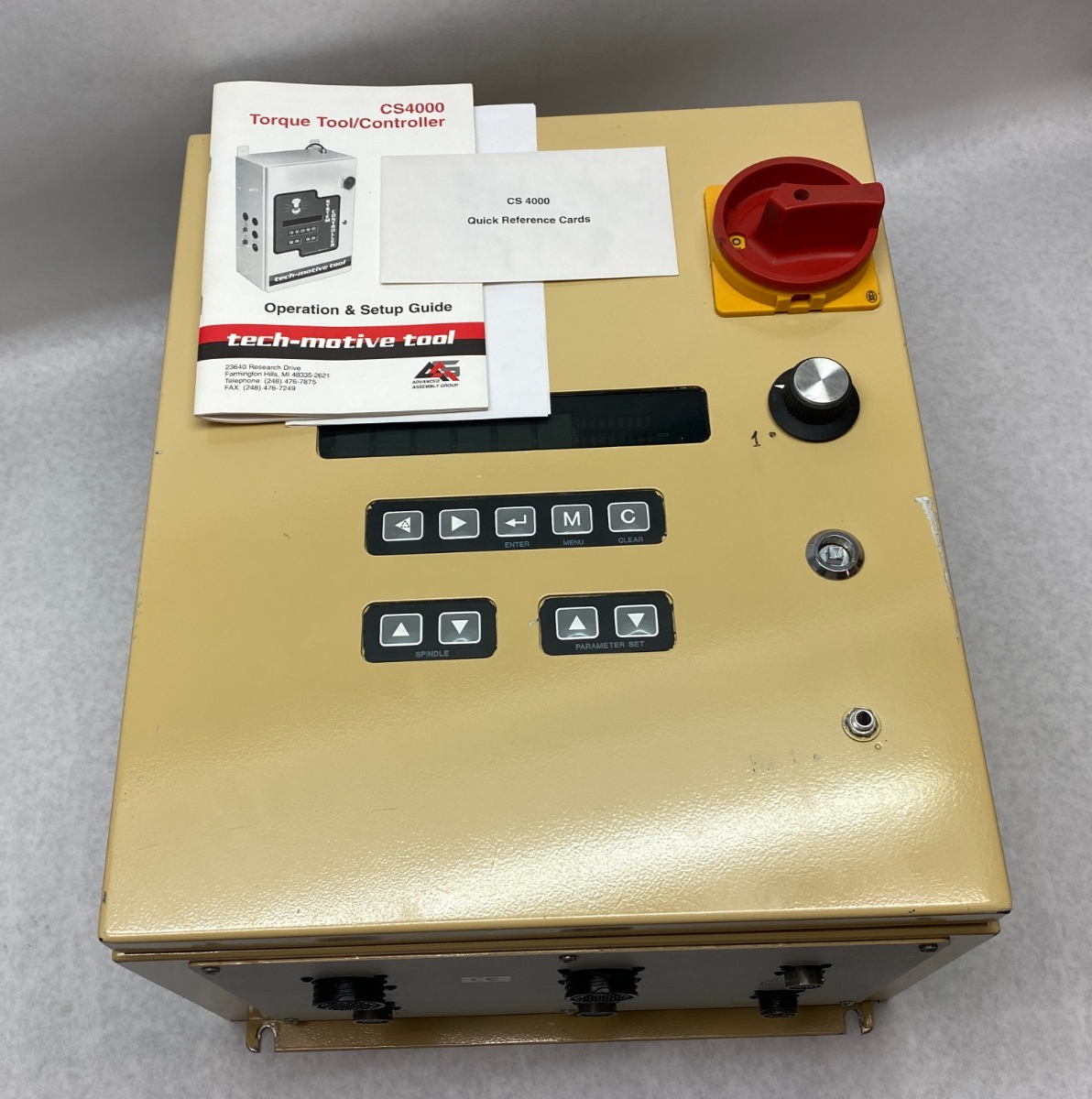 C4000B02K02C | Tech-motive Tool Torque Tool Controller - Used - Maverick Industrial Sales