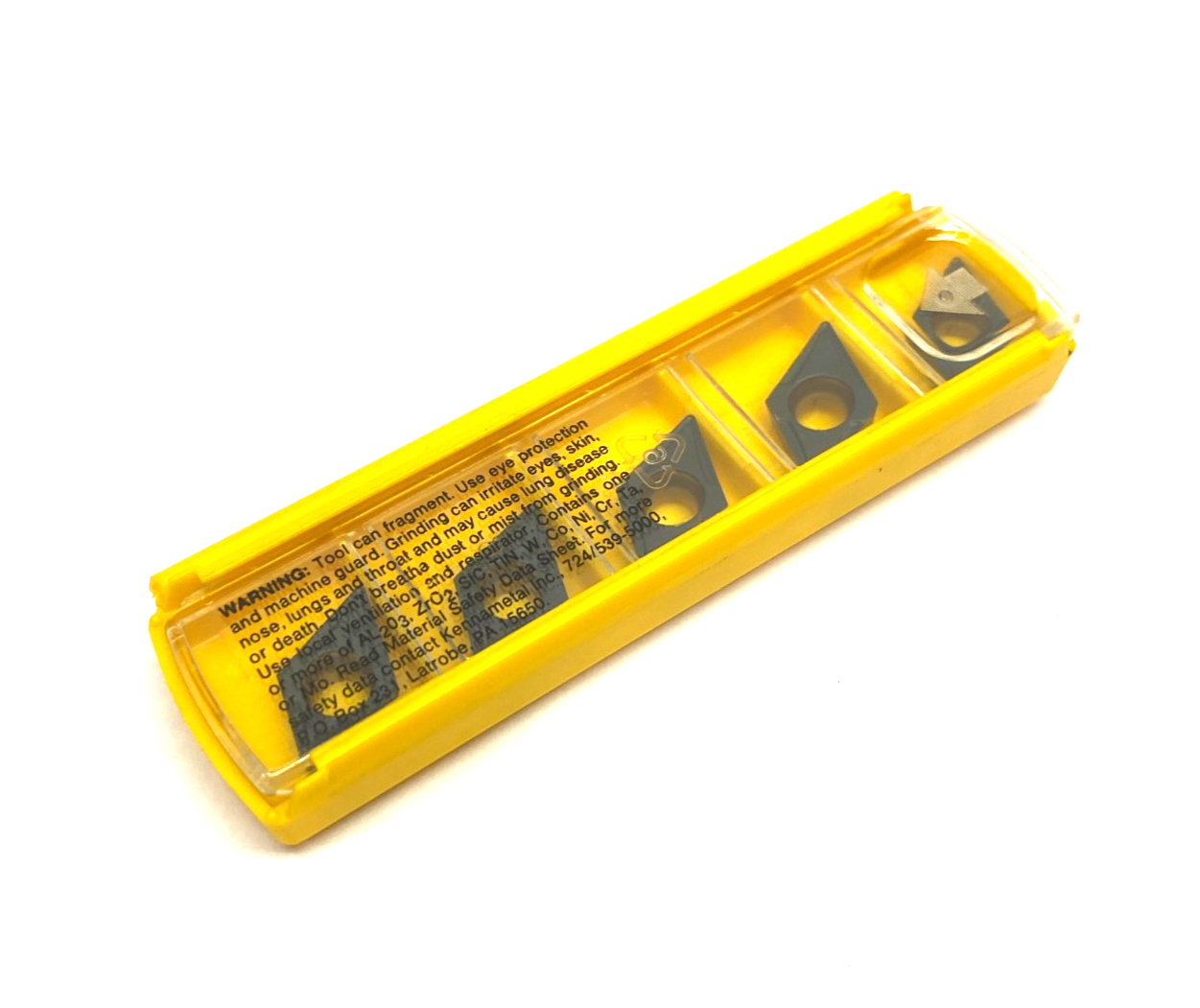 3751569 | Kennametal DCMT-FW Screw-On Inserts Grade KCP25 DCMT11T304FW - New - Maverick Industrial Sales