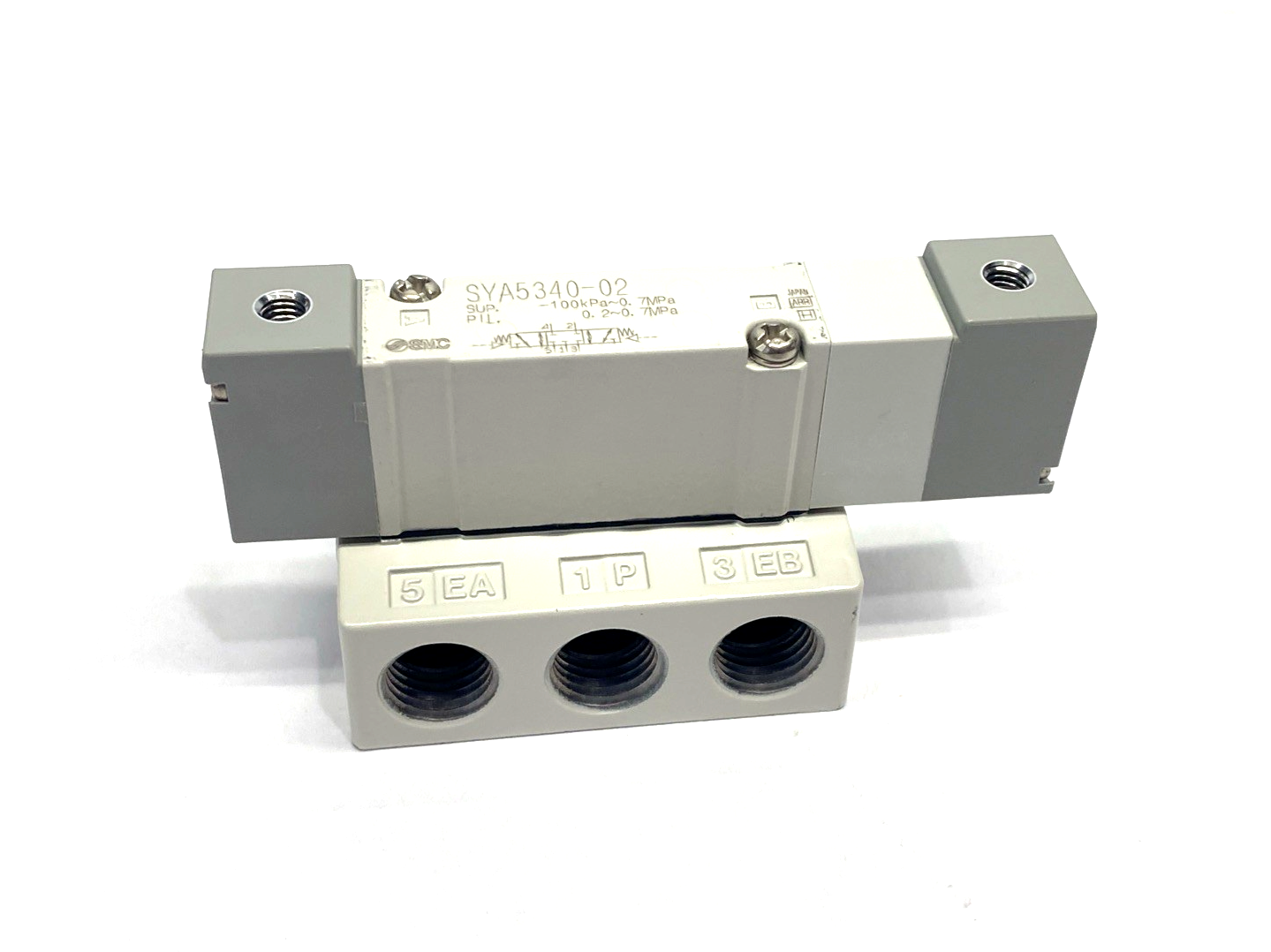 SMC SYA5340-02 5-Port Air Operated Valve - Maverick Industrial Sales