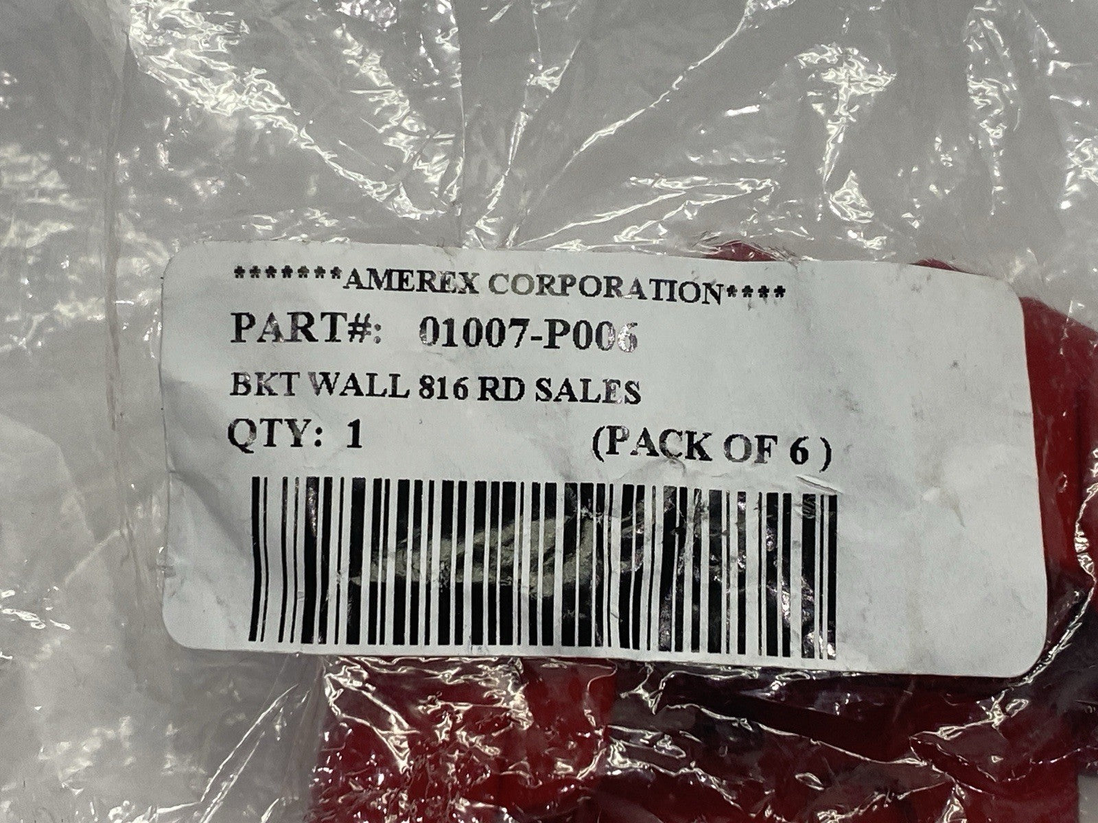Amerex Corporation 01007-P006 Fire Extinguisher Wall Hanger Bracket 6x LOT OF 5 - Maverick Industrial Sales