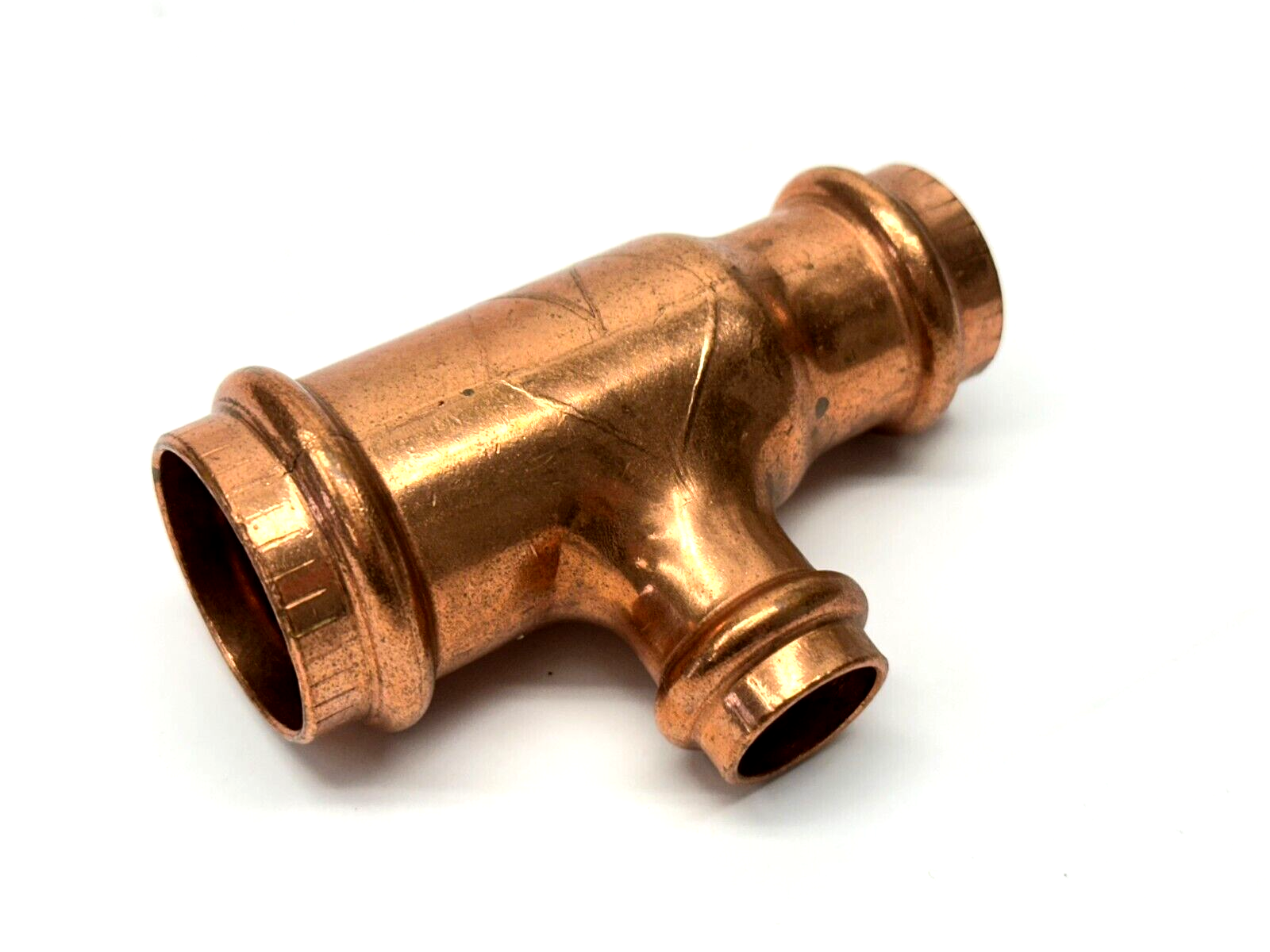 Viega 77417 ProPress Tee C x C x C 1" x 3/4" x 1/2" Copper 3AV86 - Maverick Industrial Sales