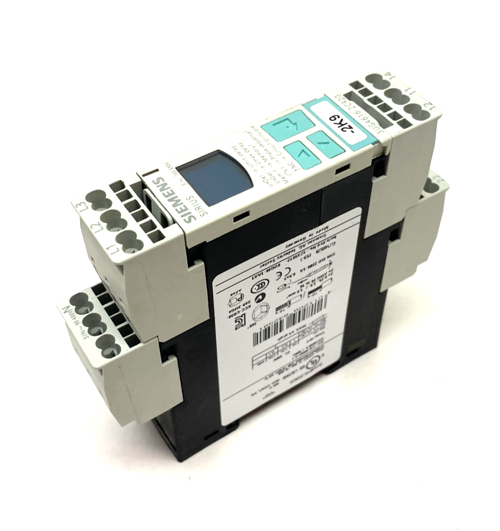 3UG4616-2CR20 | Siemens Digital Monitoring Relay 12-pol for 3-Phase - Used - Maverick Industrial Sales