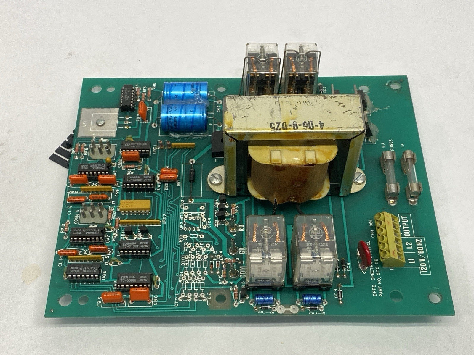 Spectra Control 500-CB Power Supply Chassis DPPE CEH 1986 - Maverick Industrial Sales