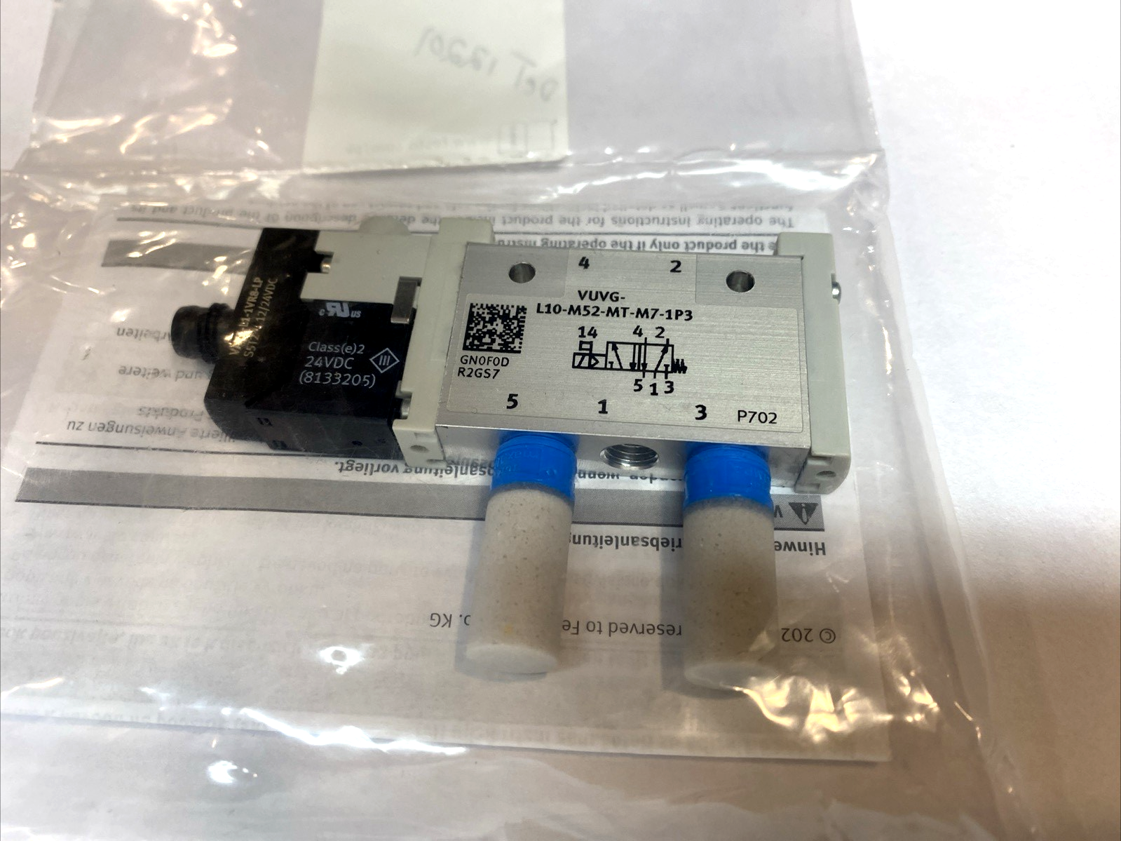 Festo VUVG-L10-M52-MT-M7-U-1R8L Solenoid Valve 564212 - Maverick Industrial Sales