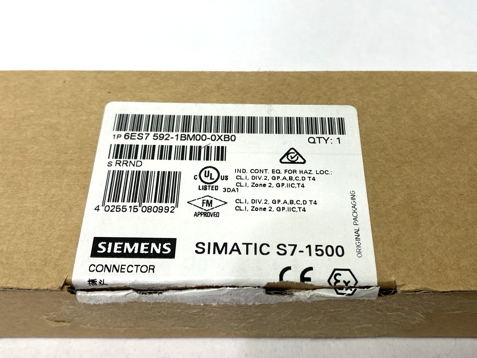Siemens 6ES7592-1BM00-0XB0 SIMATIC S7-1500 Front Connector Push-In 40-Pole - Maverick Industrial Sales