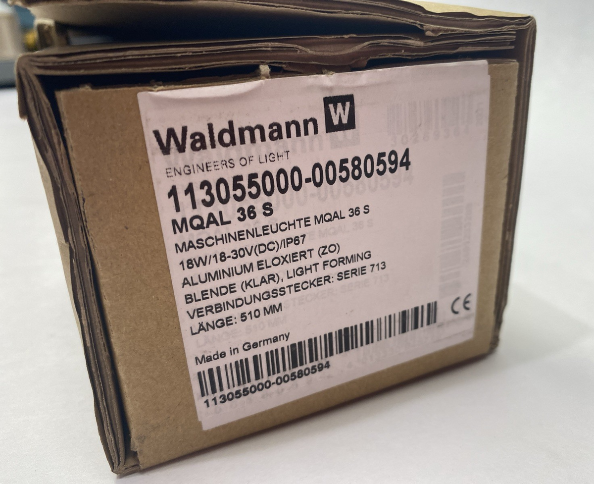 Waldmann 113055000-00580594 Machine Bar Light MACH LED PLUS.seventy MQAL 36 S - Maverick Industrial Sales