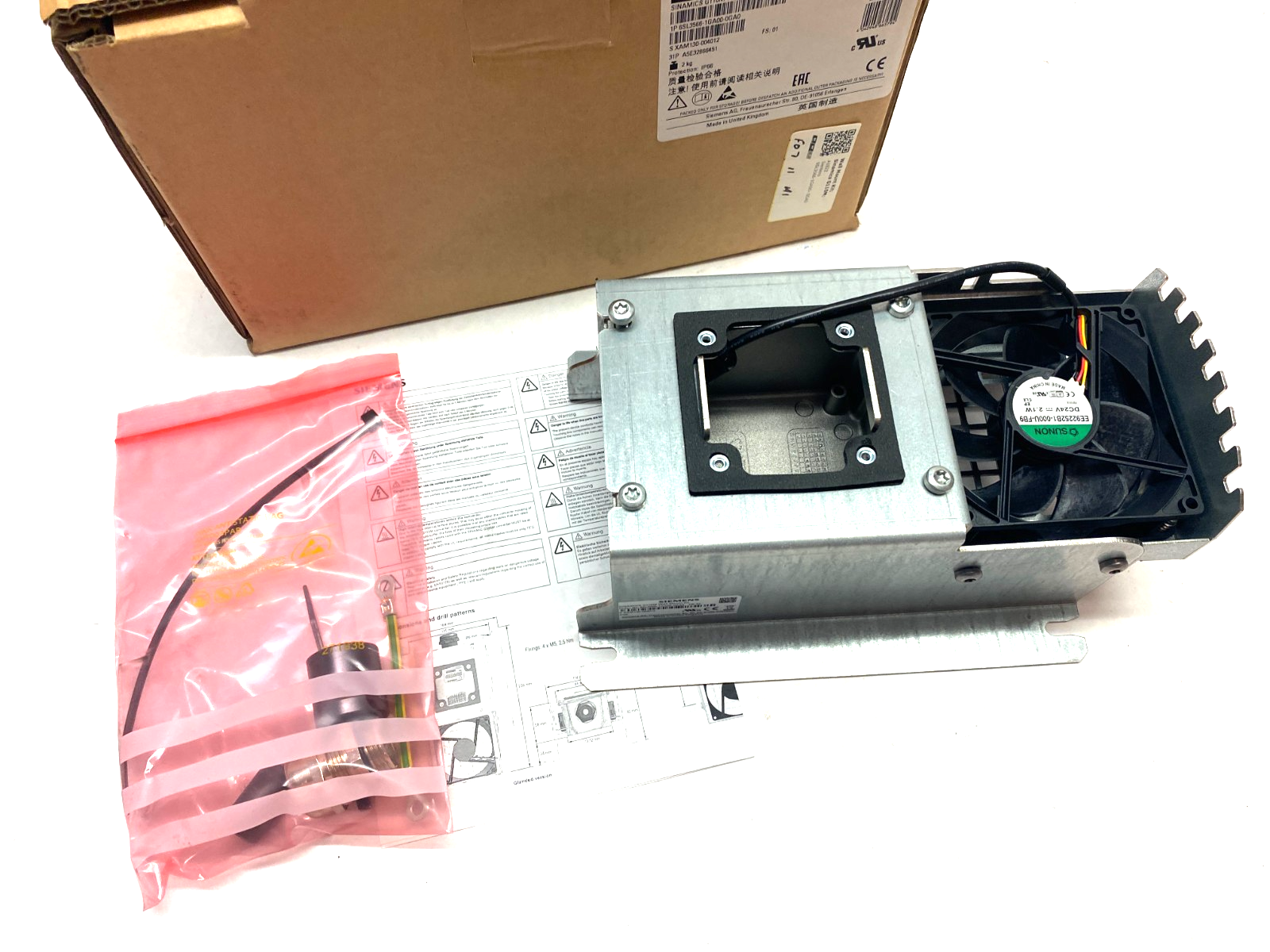 Siemens 6SL3566-1GA00-0GA0 SINAMICS G110M Wall Mount Kit - Maverick Industrial Sales