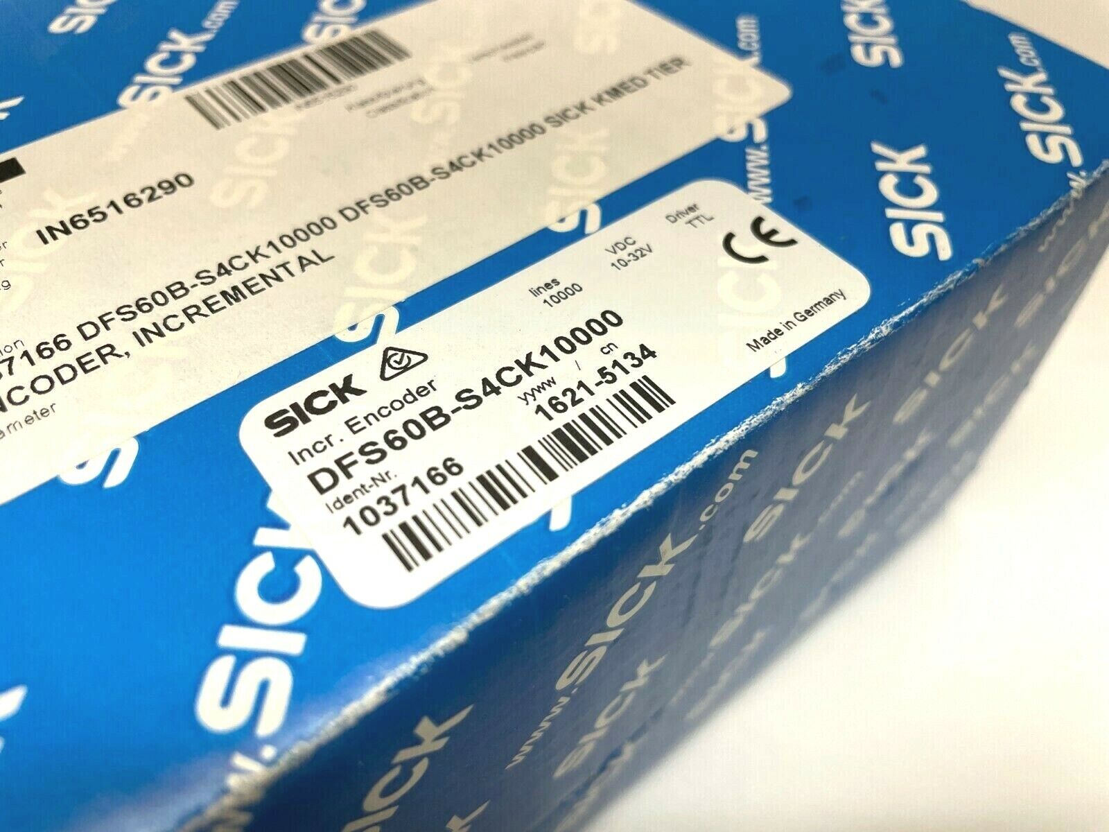 Sick DFS60B-S4CK10000 Incremental Encoder, 1037166 - Maverick Industrial Sales