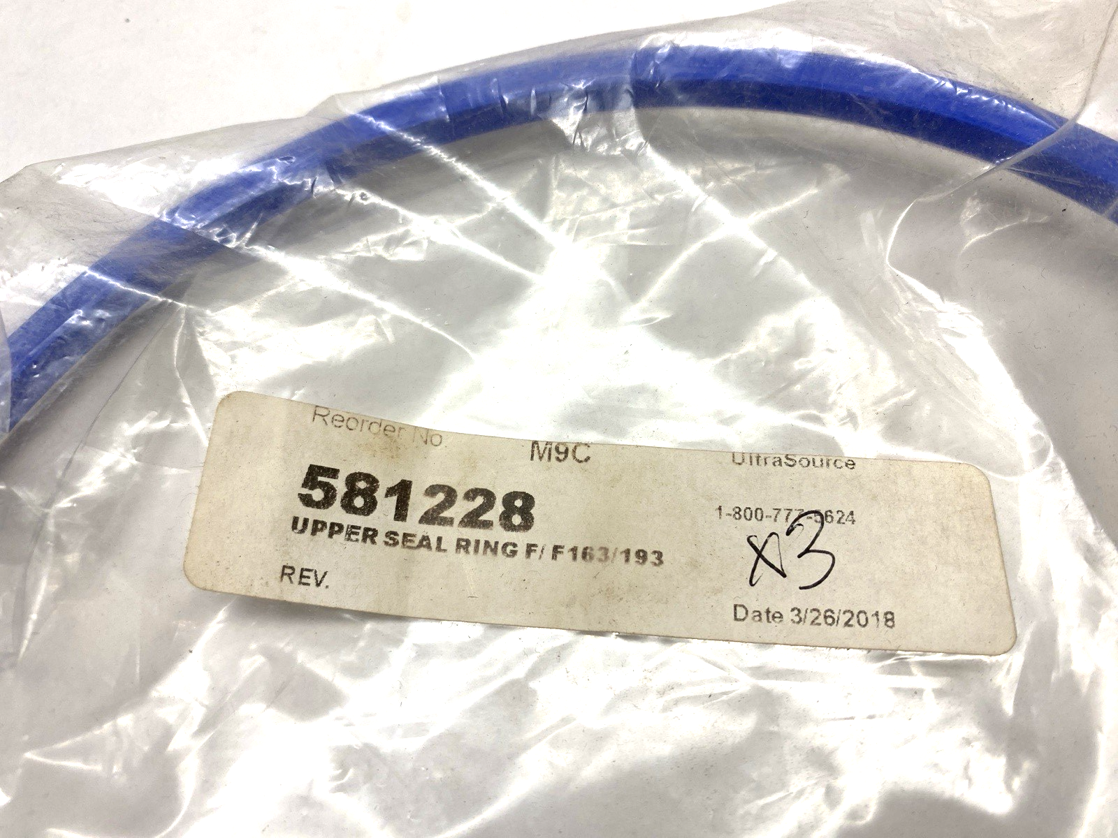 Frey 581228 Upper Seal Ring For F163/F193/F223 - New – Open box - Maverick Industrial Sales