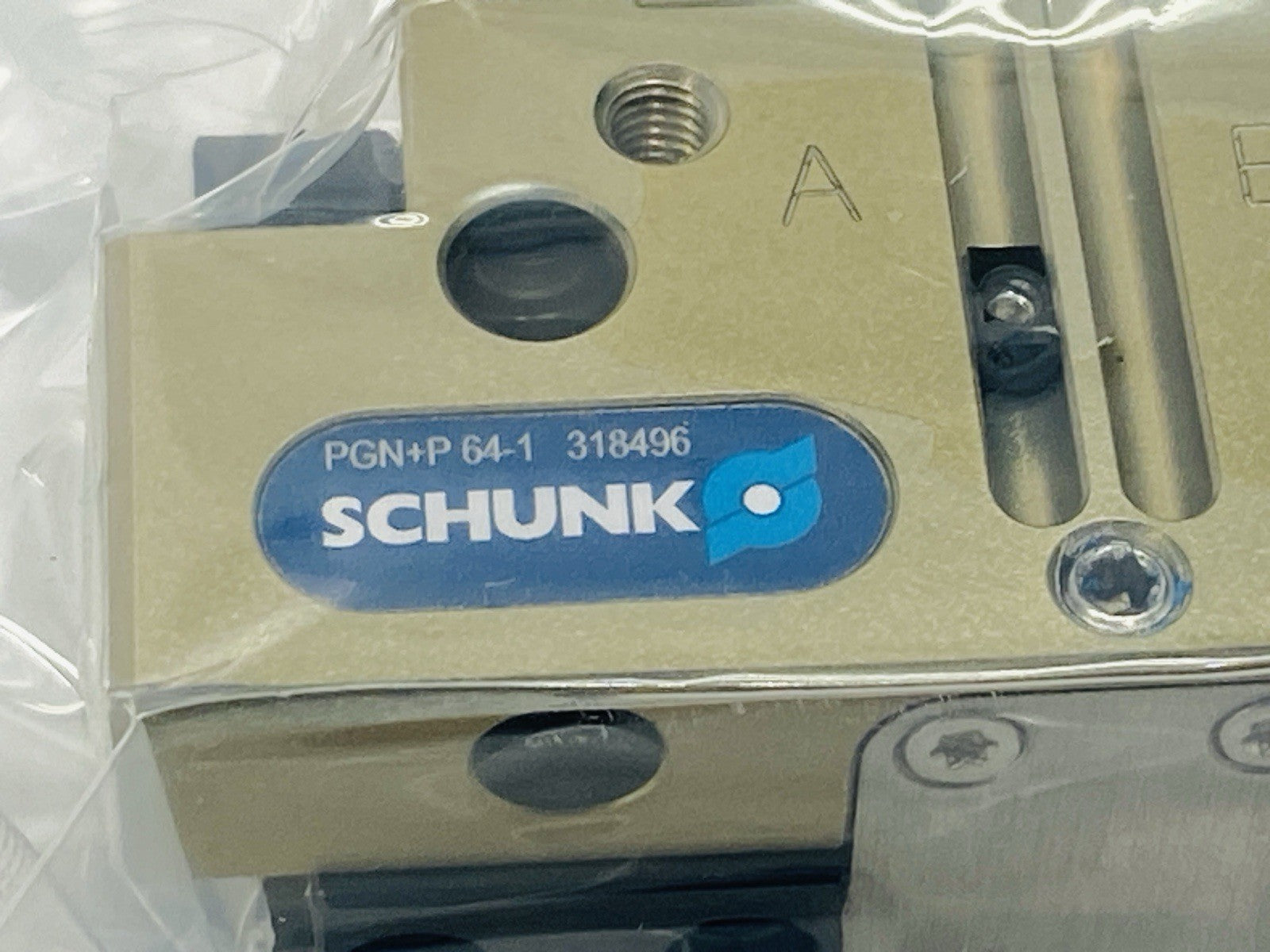 Schunk PGN-plus-P 64-1 Pneumatic Universal Gripper 6mm Stroke Per Jaw 318496 - Maverick Industrial Sales