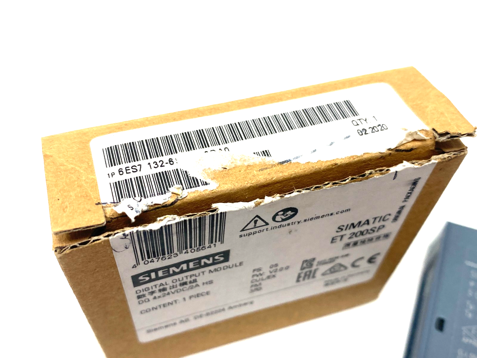 Siemens 6ES7132-6BD20-0DA0 SIMATIC ET 200SP Digit Output Module DQ 4x24VDC/2A HS - Maverick Industrial Sales