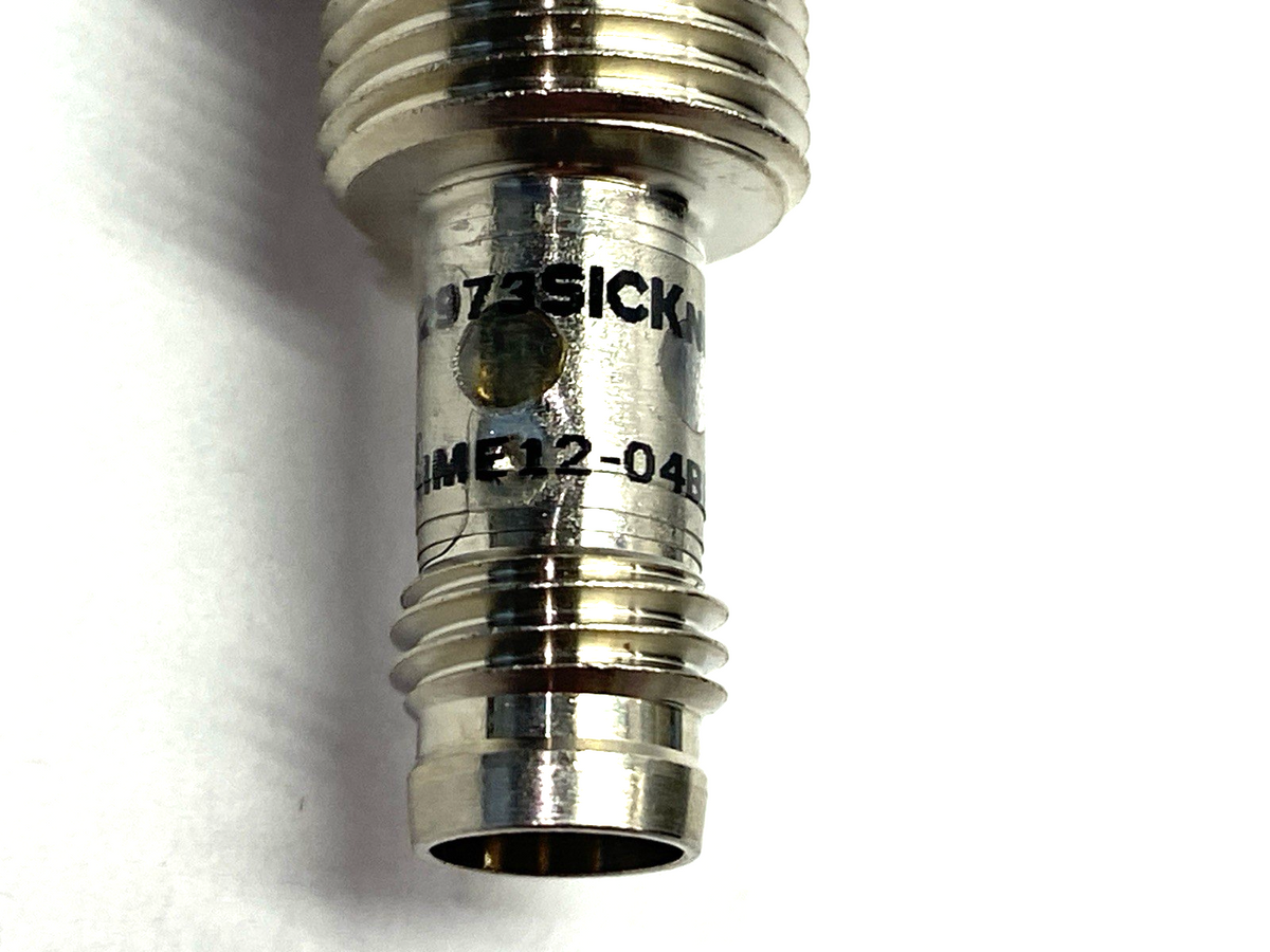 IME12-04BPSZT0K | Sick Inductive Proximity Sensor M12 4mm Sense Range 1042973 - New – Open box - Maverick Industrial Sales