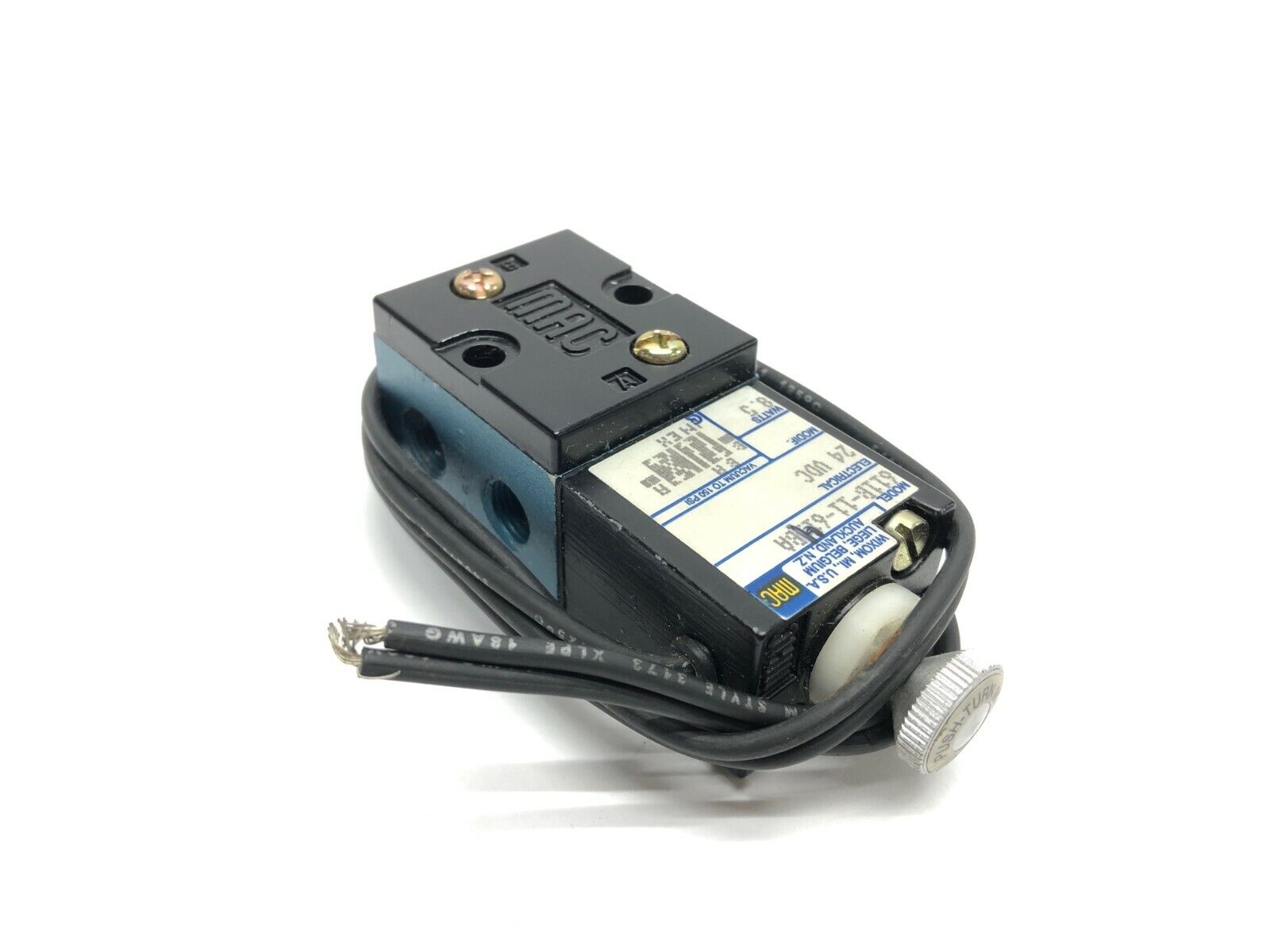 MAC Valves 611B-11-614BA Solenoid Valve 24VDC 8.5W 150PSI - Maverick Industrial Sales